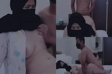 Tante Jilbab Rencana Tidur Berubah Jadi Sesi Lumer Hot